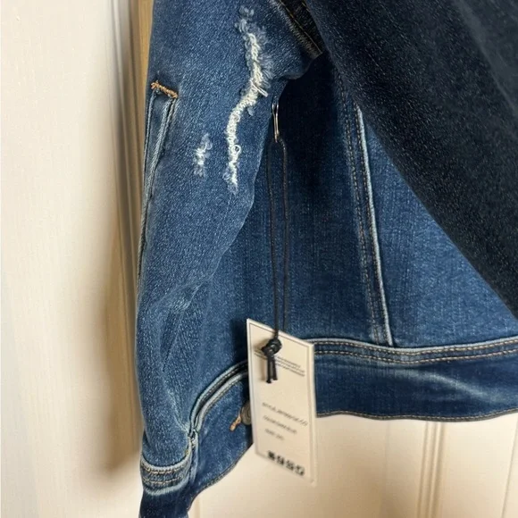 Judy Blue Distressed Indigo Jean Jacket - Picture 10 of 14